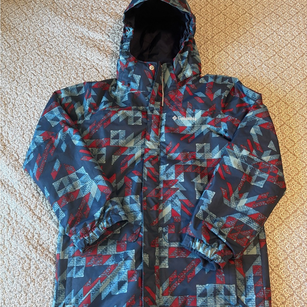 Colorful Geometric Kids Columbia Jacket